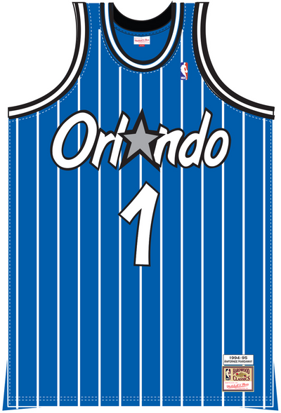 Mitchell & Ness Anfernee Hardaway Orlando Magic 1994 Royal Authentic Road Jersey