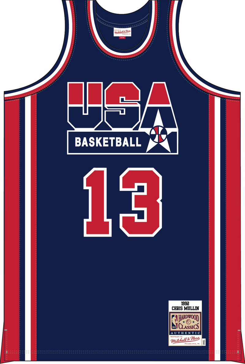 Mitchell & Ness Chris Mullin Team USA 1992 Navy Authentic Jersey