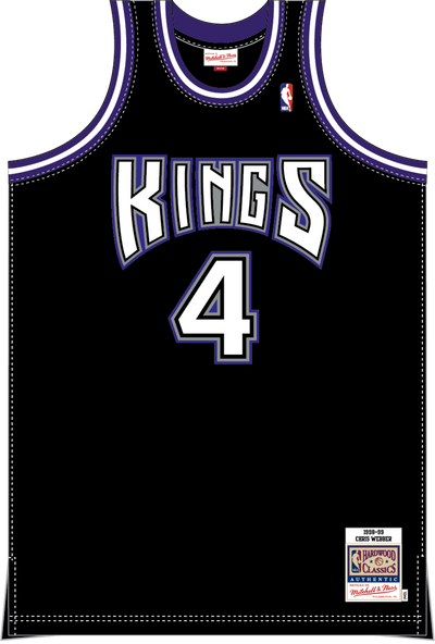Mitchell & Ness Chris Webber Sacramento Kings 1998 Black Authentic Jersey
