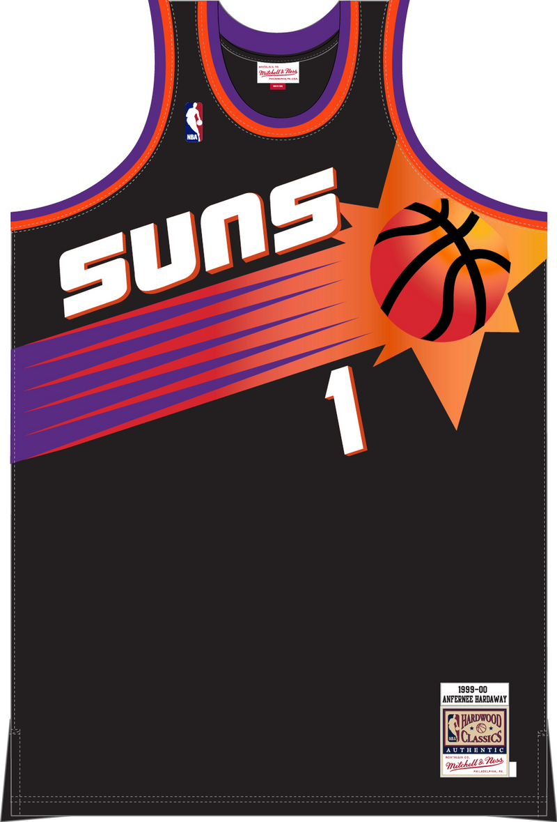 Mitchell & Ness Anfernee Hardaway Phoenix Suns 1999 Black Authentic Jersey