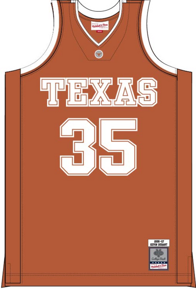 Mitchell & Ness Kevin Durant Kevin Durant Texas Longhorns 2006 Orange Road Jersey