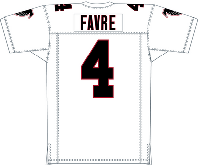 Mitchell & Ness Brett Favre Atlanta Falcons 1991 White Authentic Jersey