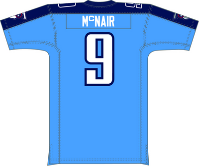 Mitchell & Ness Steve McNair Tennessee Titans 2003 Columbia Blue Dark Jersey