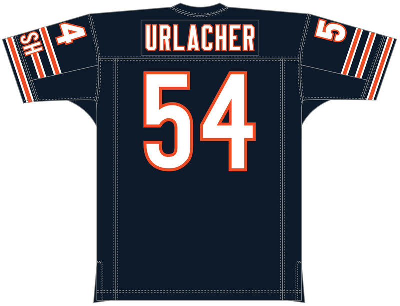 Mitchell & Ness Brian Urlacher Chicago Bears 2003 Navy Nfldark Jersey