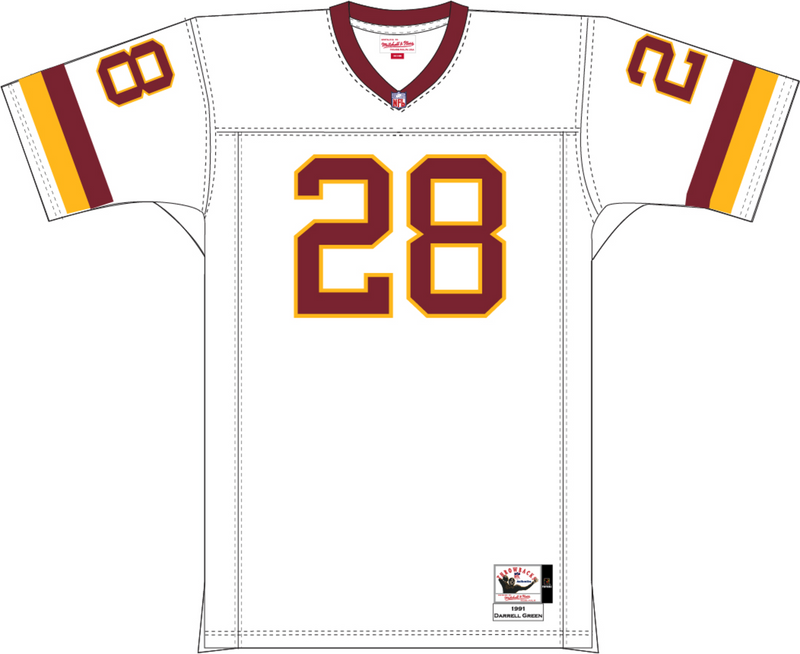 Mitchell & Ness Darrell Green Washington Redskins 1991 White Authentic Jersey
