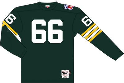 Mitchell & Ness Ray Nitschke Green Bay Packers 1969 Dark Green Authentic Jersey