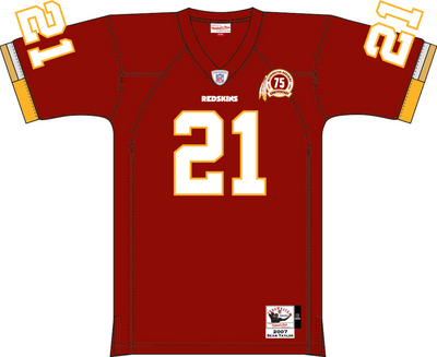 Mitchell & Ness Sean Taylor Washington Redskins 2007 Cardinal Authentic Jersey