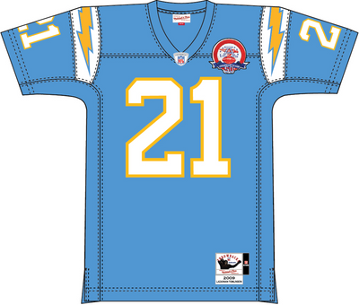 Mitchell & Ness Ladainian Tomlinson San Diego Chargers 2009 Light Blue Authentic Jersey