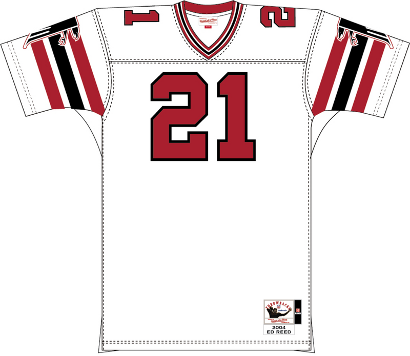 Mitchell & Ness Deion Sanders Atlanta Falcons 1989 White Authentic Jersey