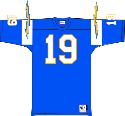 Mitchell & Ness Lance Alworth San Diego Chargers 1963 Detroit Blue Authentic Jersey