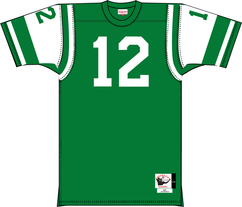 Mitchell & Ness Joe Namath New York Jets 1968 Green Authentic Jersey