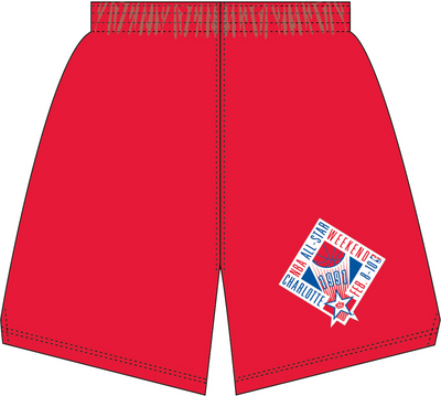 Mitchell & Ness All-Star 1991 Scarlet Practice Shorts