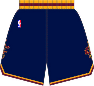 Mitchell & Ness Cleveland Cavaliers 2011 Astros Blue Alternate Shorts