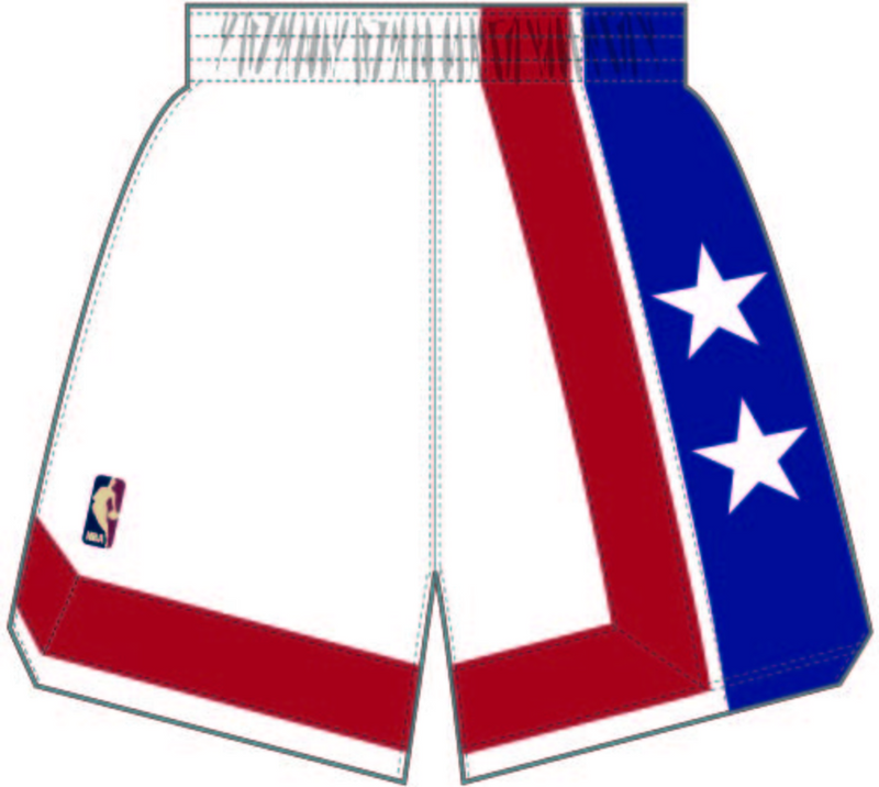 Mitchell & Ness New Jersey Nets 2005 White Alternate Shorts