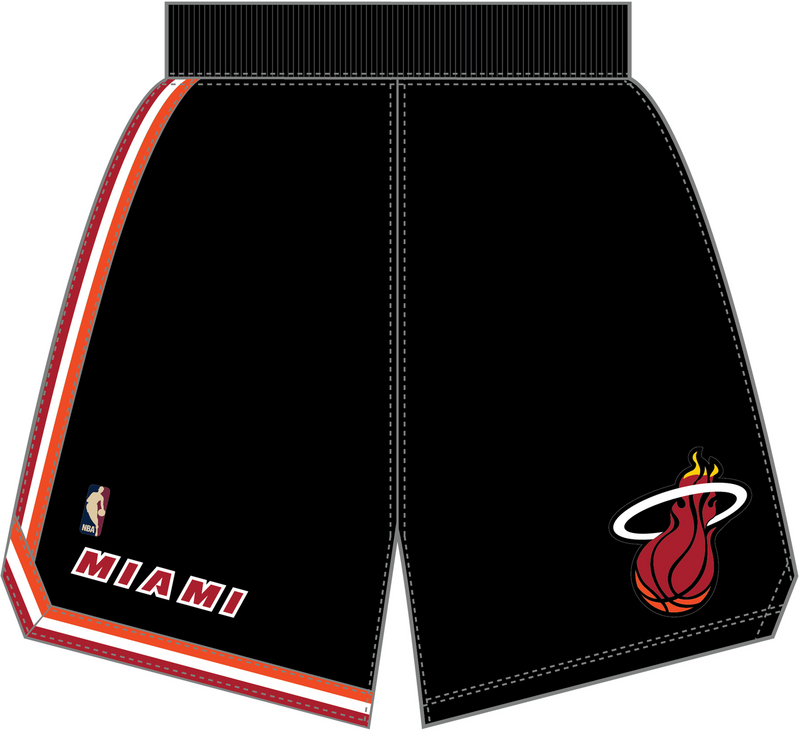 Mitchell & Ness Miami Heat 2013 Black Hardwood Classics Dark Shorts