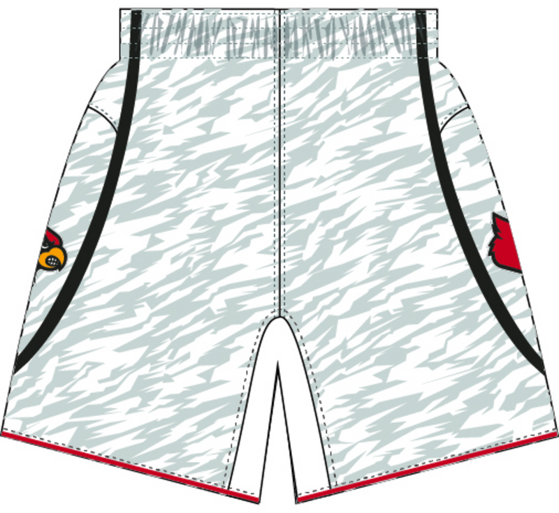 Mitchell & Ness University of Louisville 2012 White Shorts Cardinals