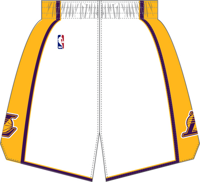 Mitchell & Ness Los Angeles Lakers 2009 White Authentic Shorts