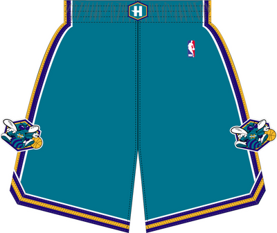 Mitchell & Ness New Orleans Hornets 2005 Teal Authentic Shorts