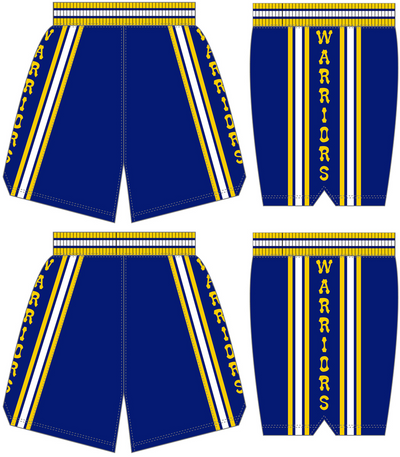 Mitchell & Ness Golden State Warriors 1981-82 Royal Authentic Road Shorts