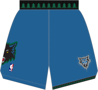 Mitchell & Ness Minnesota Timberwolves 2003-04 Royal Authentic Road Shorts