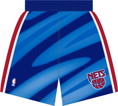 Mitchell & Ness New Jersey Nets 1990 Royal Authentic Shorts