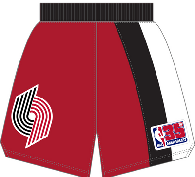 Mitchell & Ness Portland Trail Blazers 1980 Scarlet Authentic Shorts