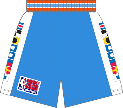 Mitchell & Ness San Diego Clippers 1980 Columbia Blue Authentic Shorts
