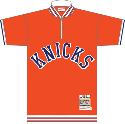 Mitchell & Ness New York Knicks 1968 Orange Shooting Shirt