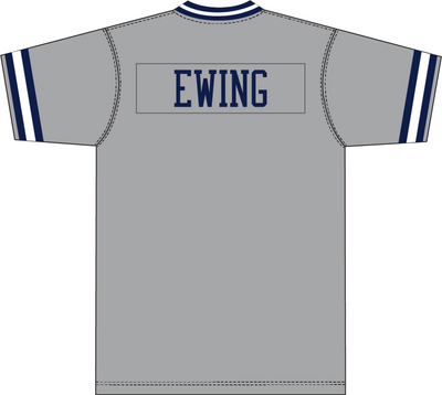 Mitchell & Ness Patrick Ewing Georgetown University 1983 Chrome Dark Shooting Shirt Hoyas