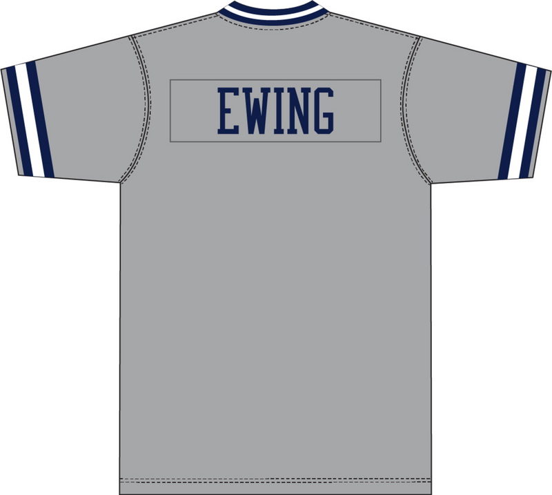 Mitchell & Ness Patrick Ewing Georgetown University Hoyas 1983 Chrome Dark Shooting Shirt