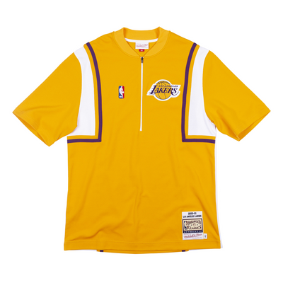 Mitchell & Ness Los Angeles Lakers Light Gold Authentic Shooting Shirt 00