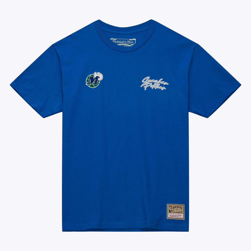 Mitchell & Ness Dallas Mavericks Blue My Towns Politics Type T-Shirt