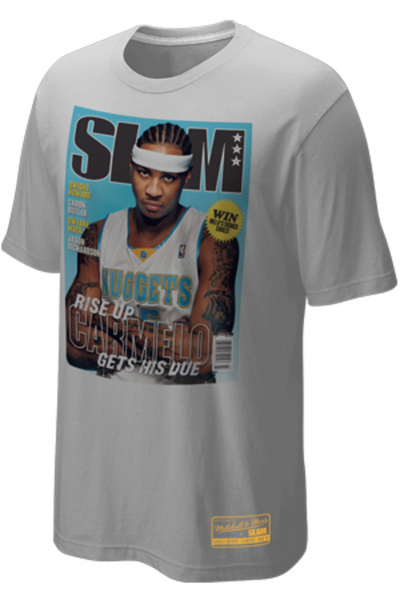 Carmelo Anthony Mitchell & Ness White Slam Cover - Melo T-Shirt