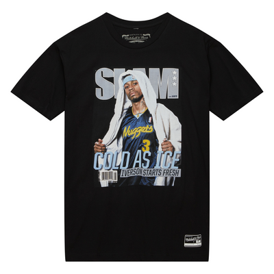 Mitchell & Ness Allen Iverson Denver Nuggets Black Slam Covers