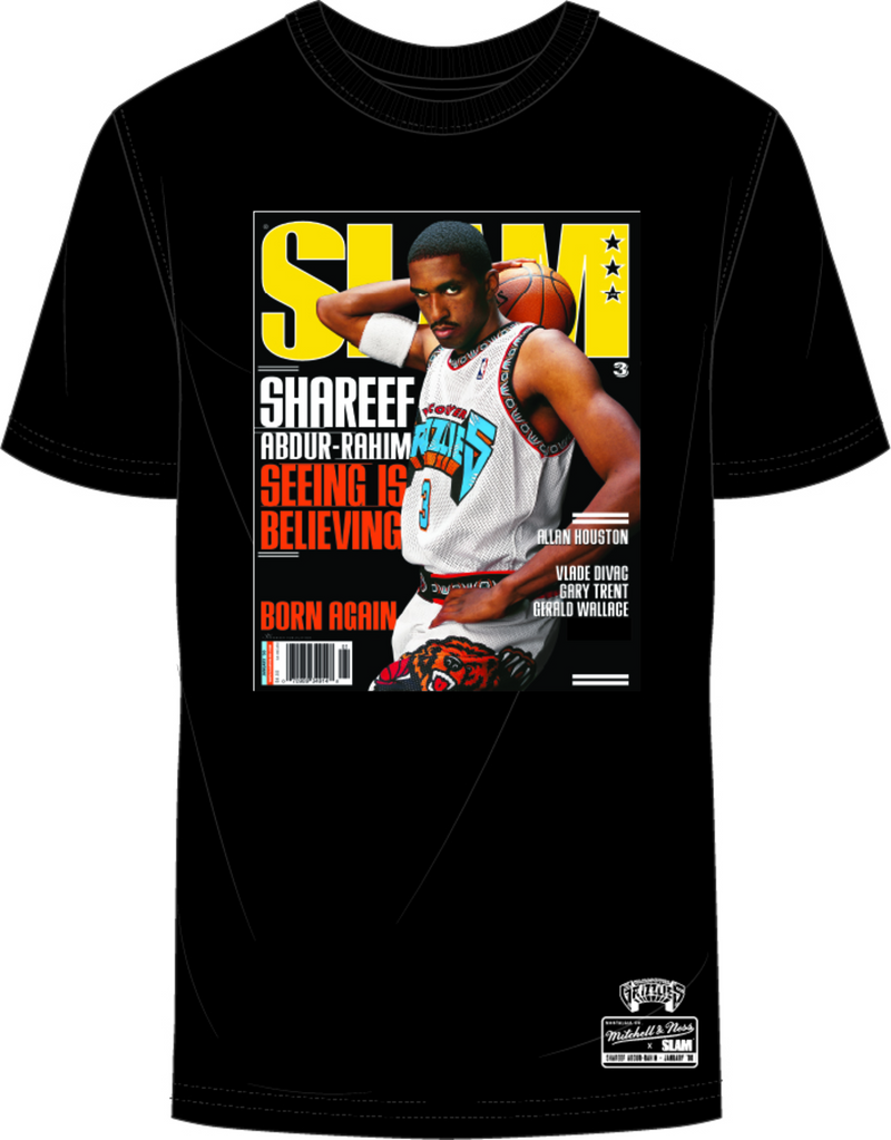 Mitchell & Ness Shareef Abdur-Rahim Vancouver Grizzlies 2000 Black Slam Cover