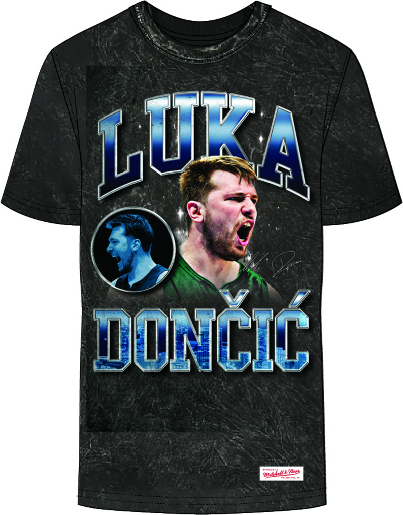 Mitchell & Ness Luka Doncic Players Association Black Asg Concert T-Shirt Assoc