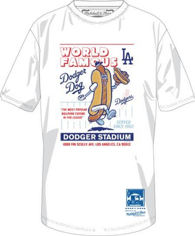 Mitchell & Ness Los Angeles Dodgers White LA Dodger Dog