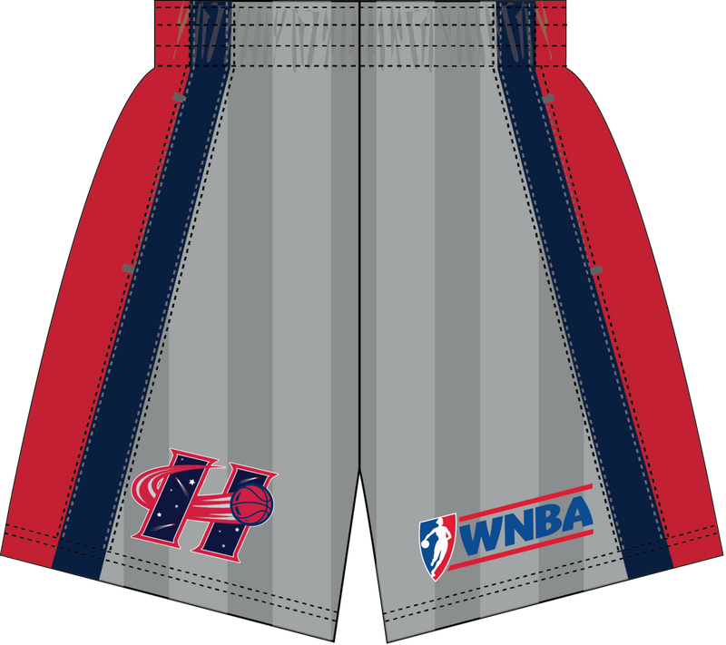 Mitchell & Ness Houston Comets (WNBA HC) 1997 Grey Road Swingman Shorts