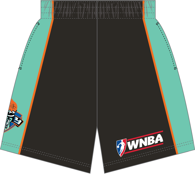 Mitchell & Ness New York Liberty 1999 Black Road Swingman Shorts