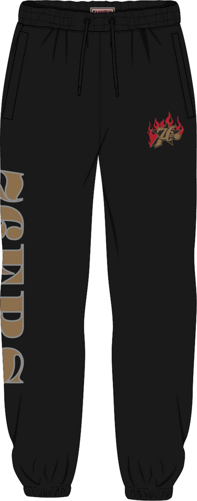 Mitchell & Ness Philadelphia 76ers Black Sweatpants