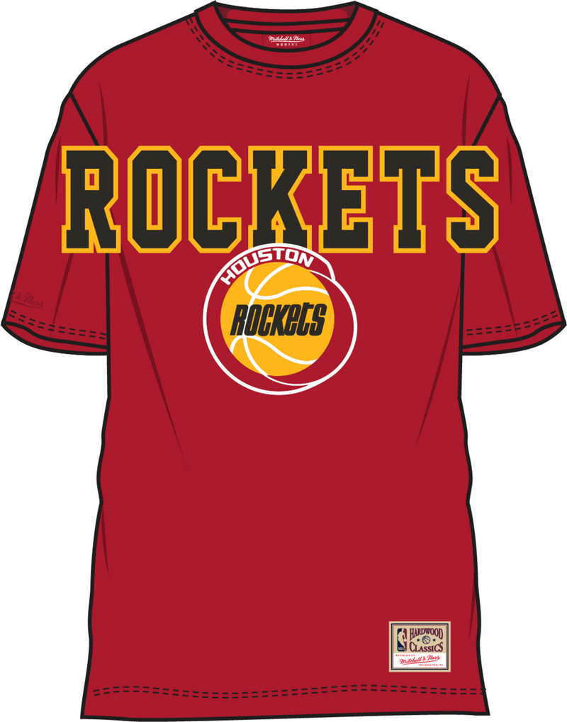 Mitchell & Ness Women's Houston Rockets Cardinal Logo Top