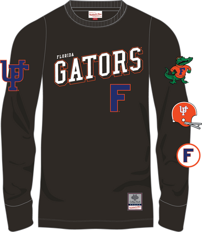 Mitchell & Ness Florida Gators Black Training Camp Long Sleeve T-Shirt