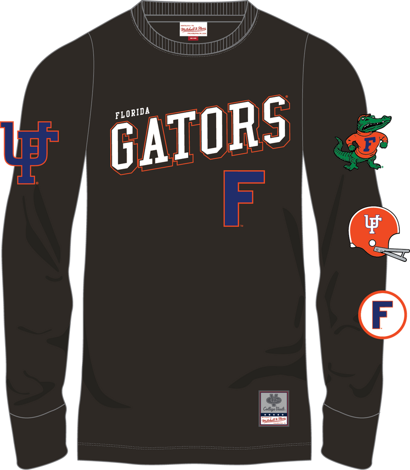 Mitchell & Ness Florida Gators Black Training Camp Long Sleeve T-Shirt