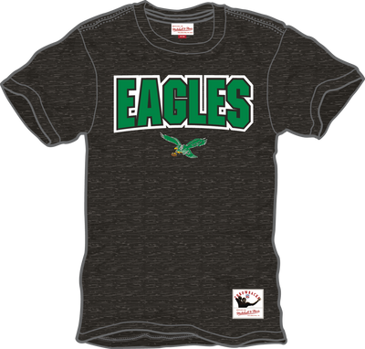 Mitchell & Ness Philadelphia Eagles Black Legendary Slub T-Shirt