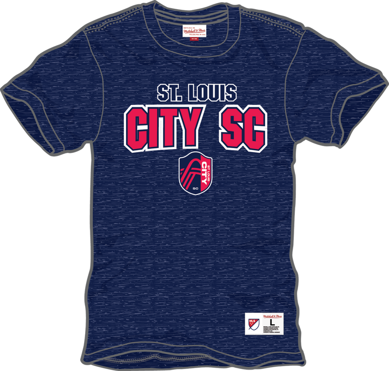 Mitchell & Ness St. Louis City SC Navy Legendary Slub T-Shirt
