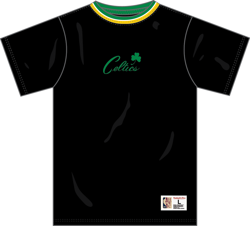 Mitchell & Ness Boston Celtics Black Playmaker T-Shirt
