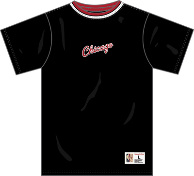 Mitchell & Ness Chicago Bulls Black Playmaker T-Shirt