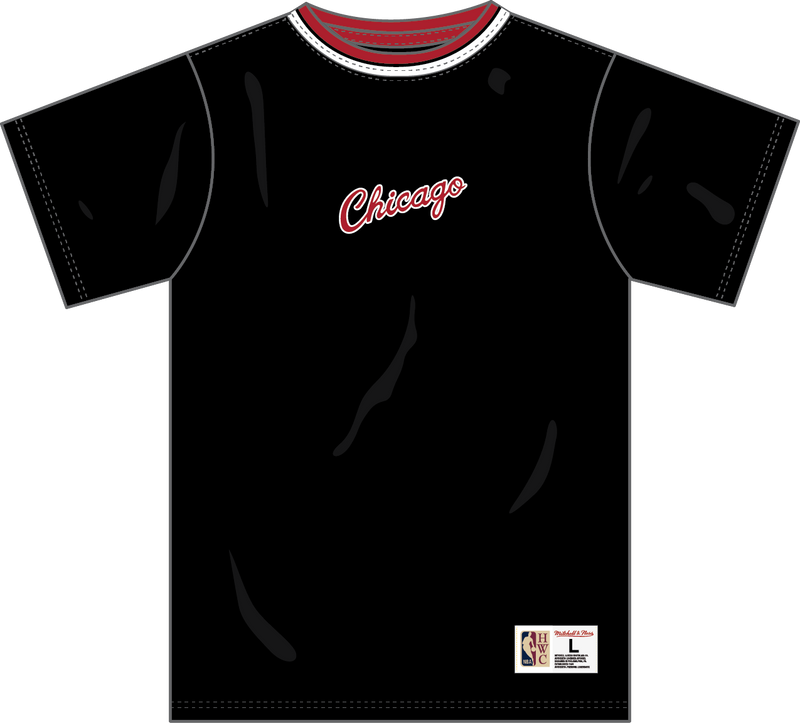 Mitchell & Ness Chicago Bulls Black Playmaker T-Shirt