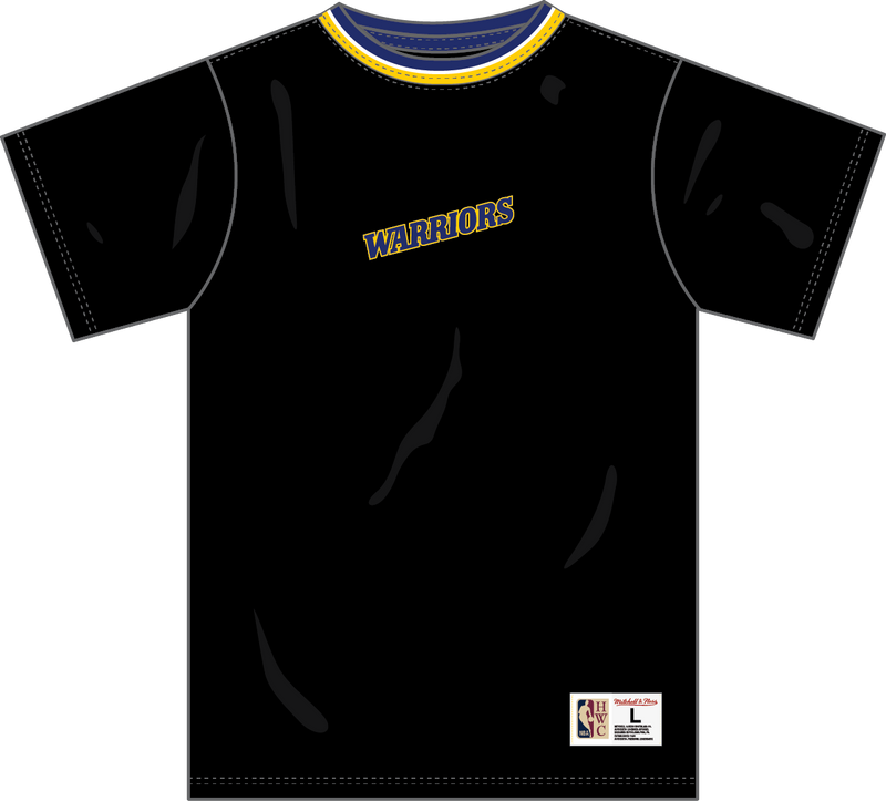 Mitchell & Ness Golden State Warriors Black Playmaker T-Shirt