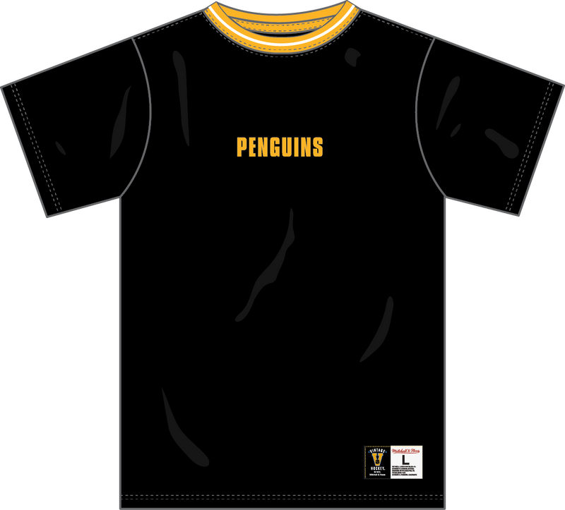 Mitchell & Ness Pittsburgh Penguins Black Playmaker T-Shirt